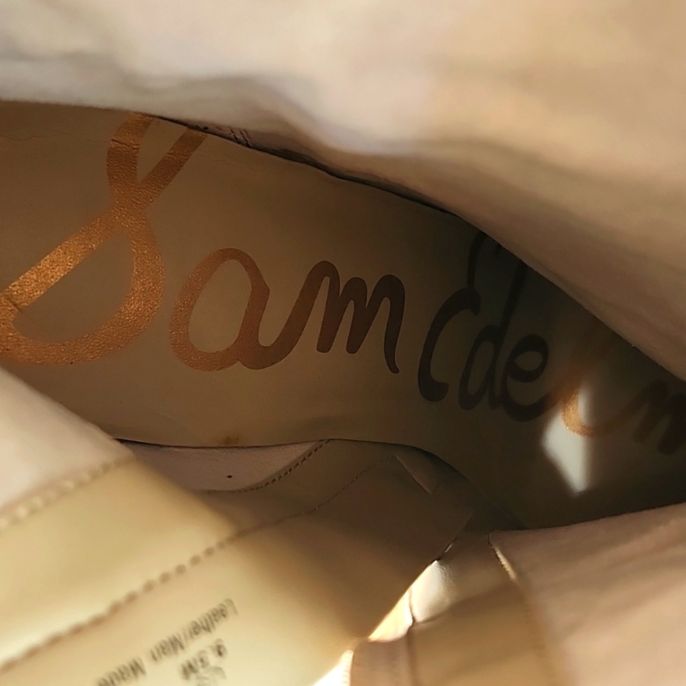 SAM EDELMAN OLINA LEATHER BOOTS - Picture 10 of 14